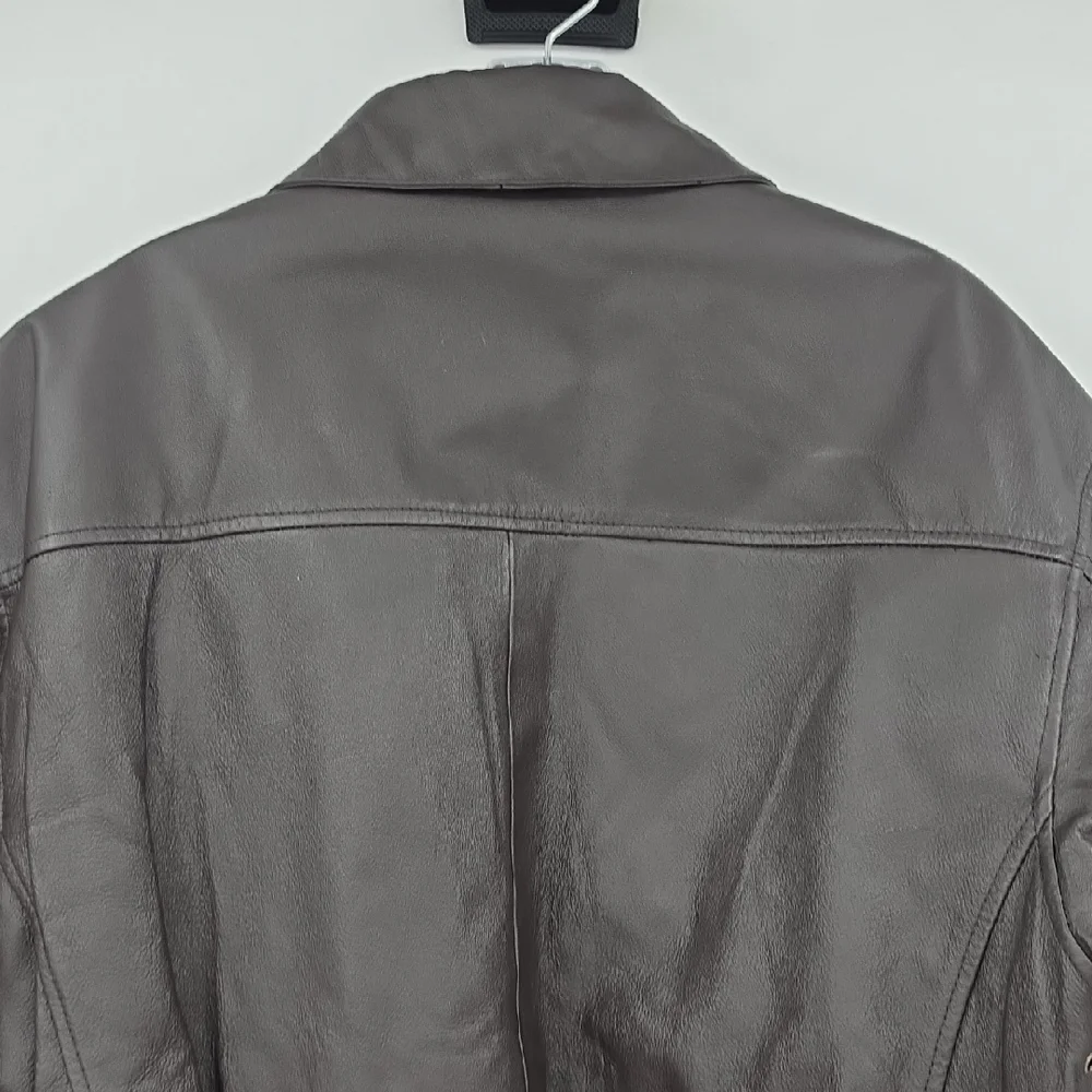 Air Force Men's Deep Brown Bomber Jacket Size L